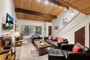 Télévision, cheminée