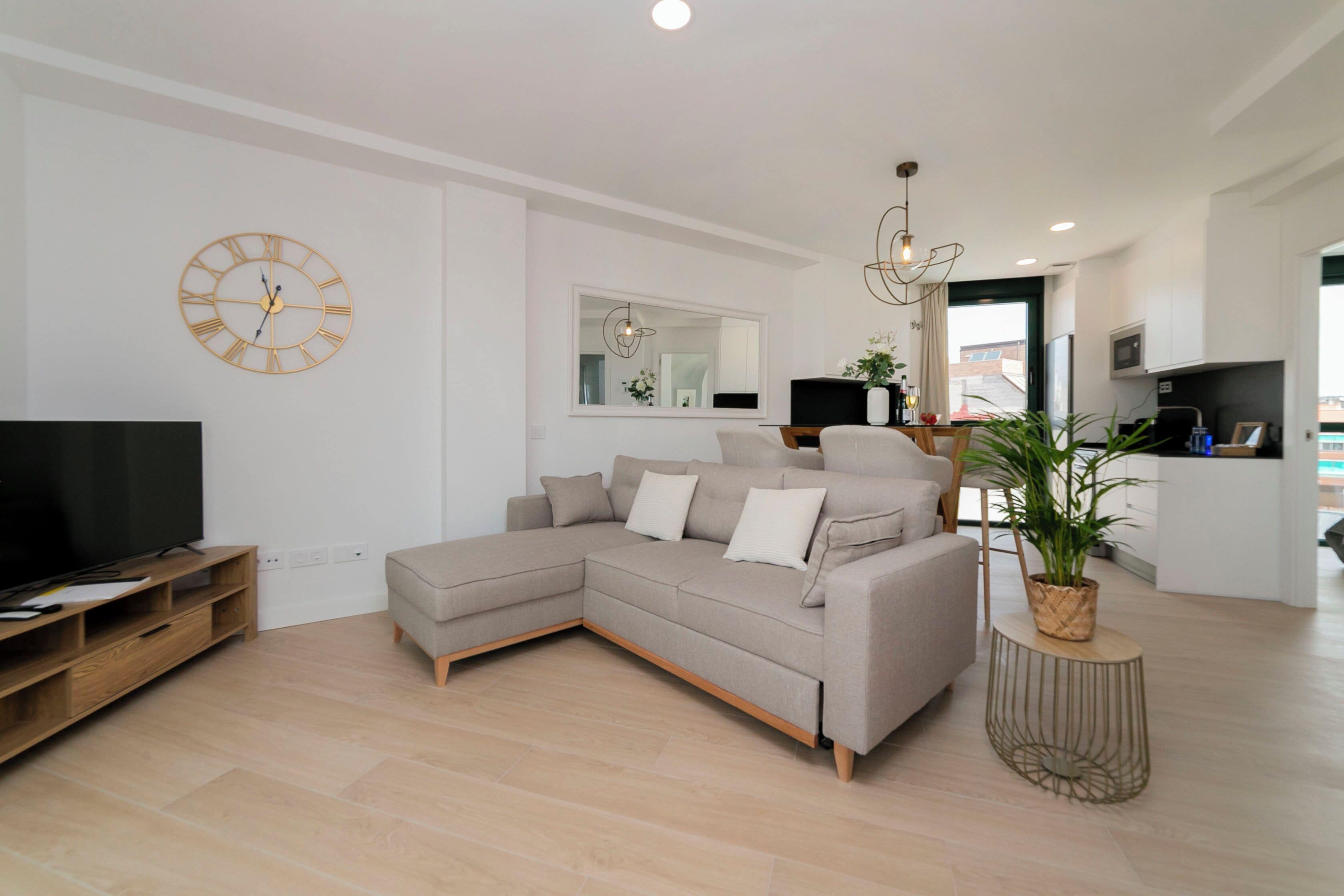 Appartement Supérieur, vue ville | Coin séjour