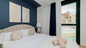 Blackout drapes, soundproofing, iron/ironing board, free WiFi