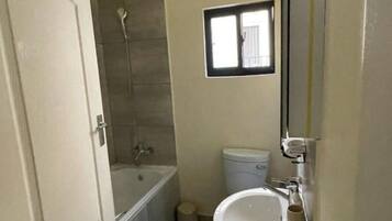 Towels, soap, toilet paper