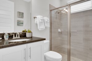 Shower, towels