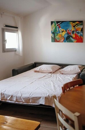 1 Schlafzimmer, Bügeleisen/Bügelbrett, Reisekinderbett, kostenloses WLAN