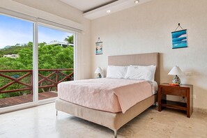 Room - Ocean View 3BR Condo, Pool, Walk to Beach at Pájaro de Fuego | Casa Vista Ballena (Sayulilla)