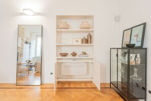 Apartment (2 Bedrooms) | Living area | 32-inch flat-screen TV with satellite channels, Netflix