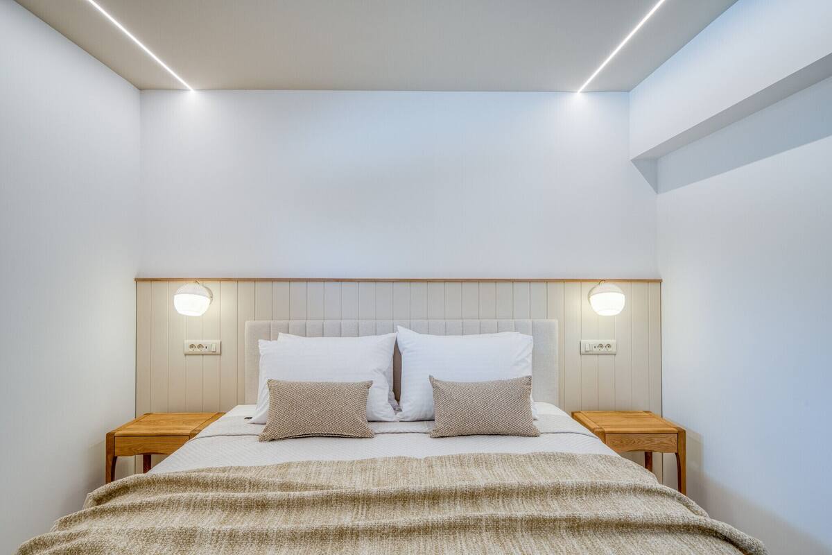 ห้องเอ็กเซกคิวทีฟสวีท, วิวทะเล | เครื่องนอนป้องกันสารก่อภูมิแพ้, มินิบาร์ฟรี, ตู้นิรภัยในห้องพัก