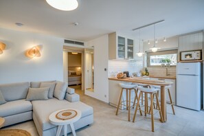 Living area - Palelia living in the olive garden (Nafplion)