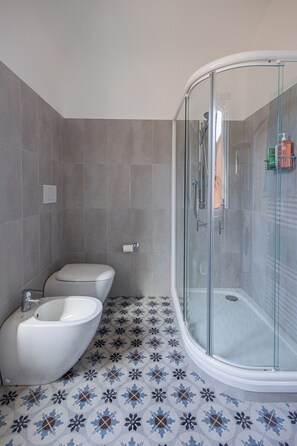 Apartment, Balcony, Sea View | Bathroom | Shower, hair dryer, towels - Newly Renovated Ocean View Flat (Sori)