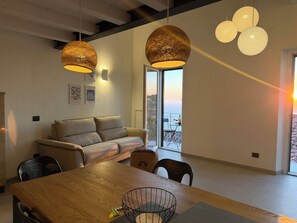 Deluxe Duplex, Pets Allowed, Sea View | Living area - Casina di Nonna Meca by Solturelba (Capoliveri)