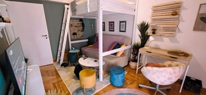 1 chambre, fer et planche à repasser, Wi-Fi, draps fournis