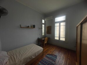 Desk, iron/ironing board, free WiFi, bed sheets