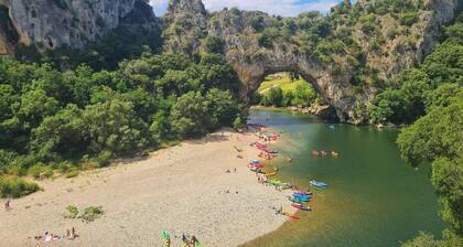 PANORAMIC VIEW of Mont Ventoux Between Gorges de l'Ardèche and Vallée de la Cèze