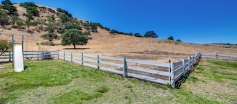 Fenced Yard & Outdoor Bar: Hillside Paicines Home!