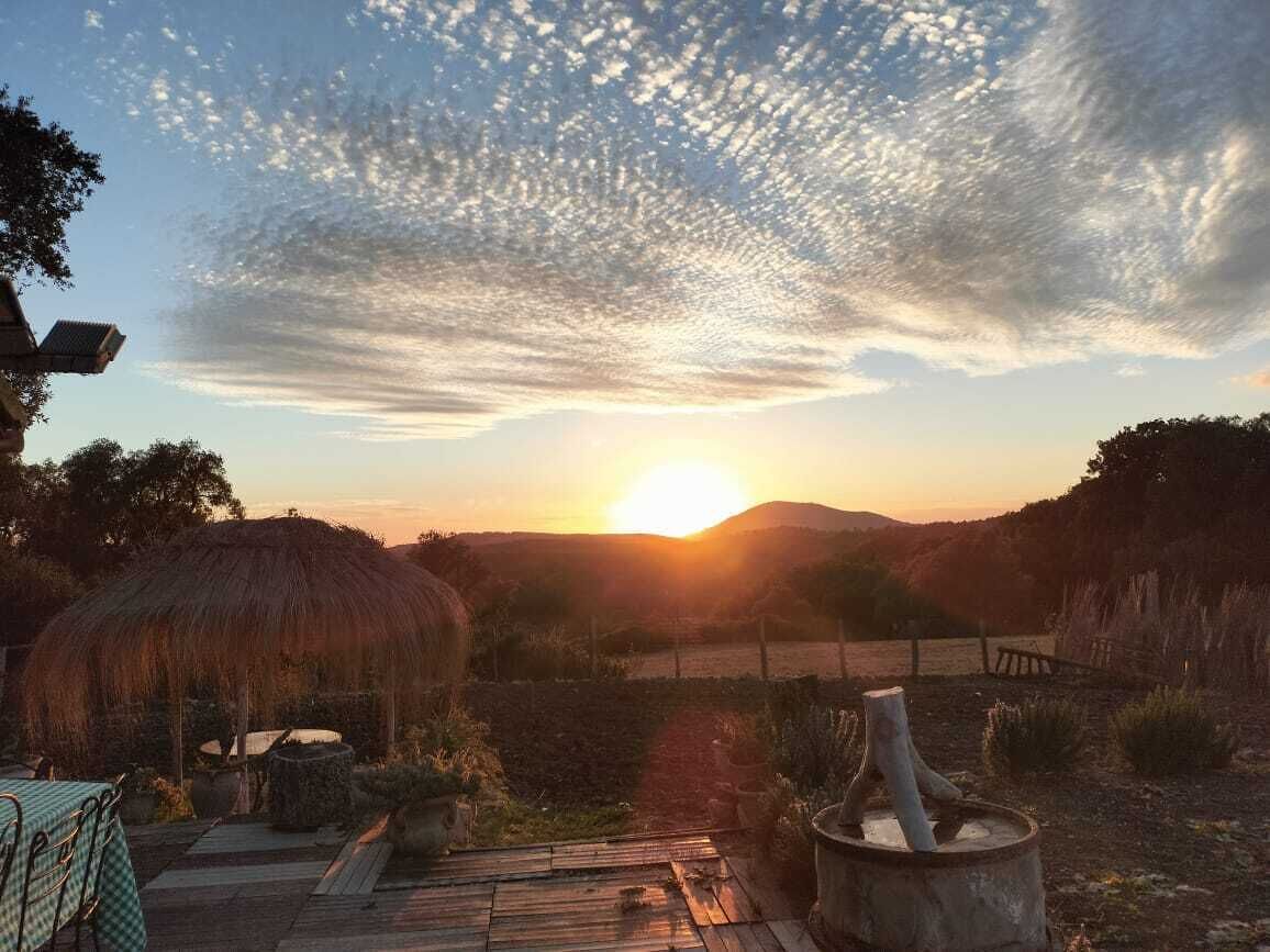 Udsigt fra overnatningsstedet