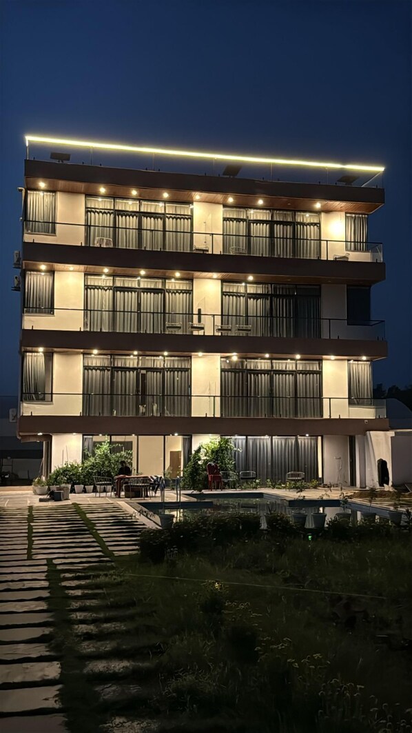 Fassade der Unterkunft