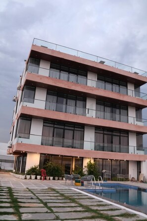 Fassade der Unterkunft