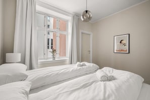 2 chambres, fer et planche Ă repasser, Wi-Fi, literie fournie