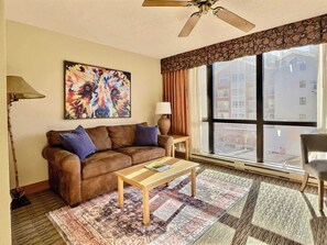 TV, offices - King Suite with a View, Pool, Hot Tub, Ski In-Out! (Crested Butte)