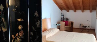 Room in attic penthouse with terrace