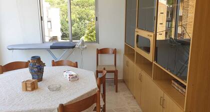 Spacious 3 BR apartment with wide windows and fireplace in the heart of Brumana