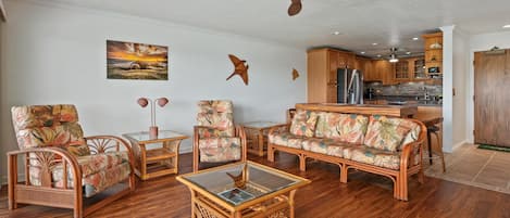 Appart'hôtel, 2 chambres | Coin séjour