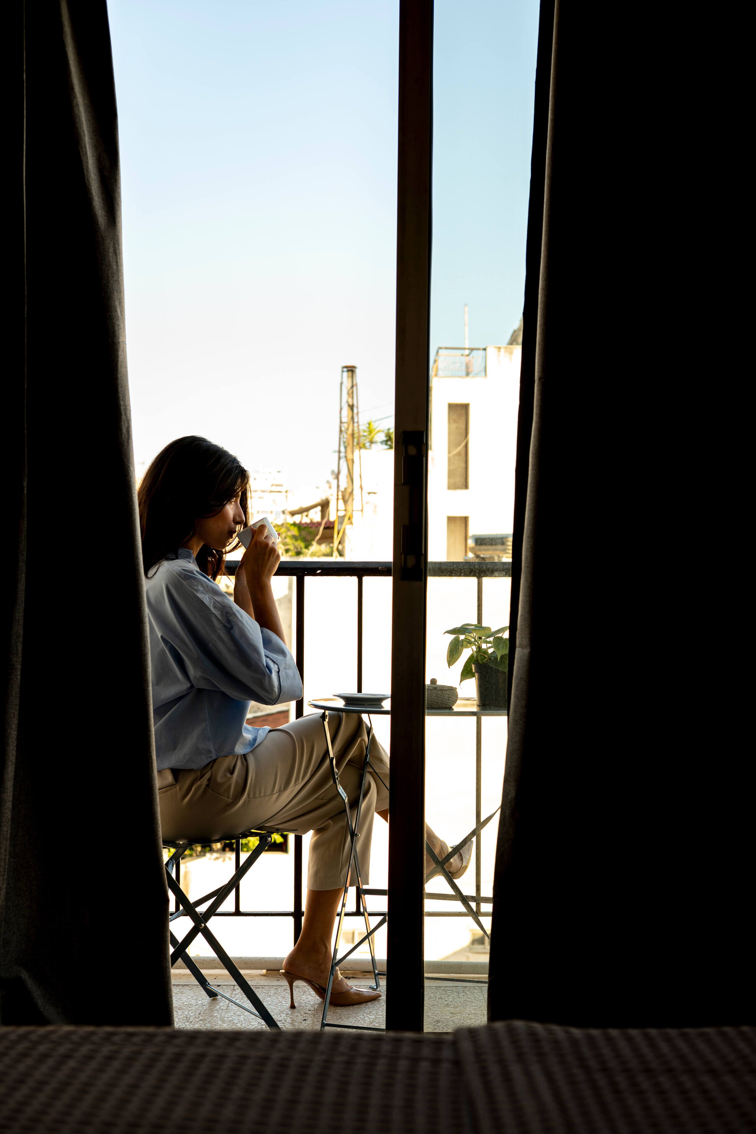 Doppelzimmer, Balkon, Stadtblick | Schallisolierte Zimmer, kostenloses WLAN