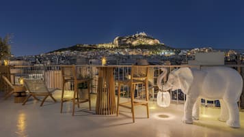 Terrasse sur le toit