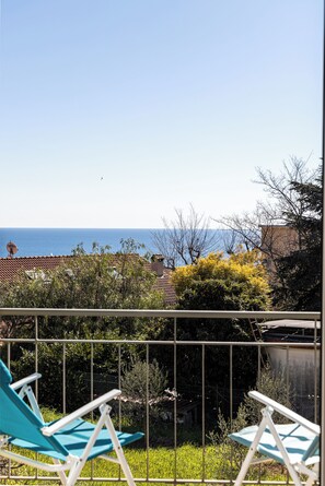 Appartement, 1 chambre, vue mer | Balcon