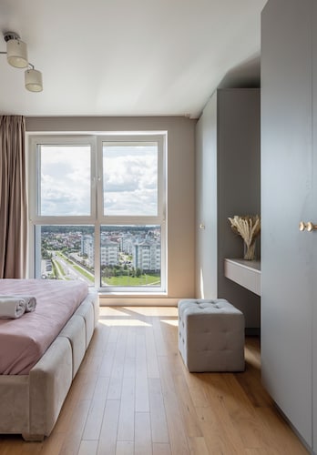 Stylish apartment with a river view