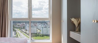 Stylish apartment with a river view