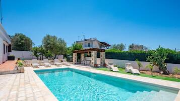 Una piscina riscaldata