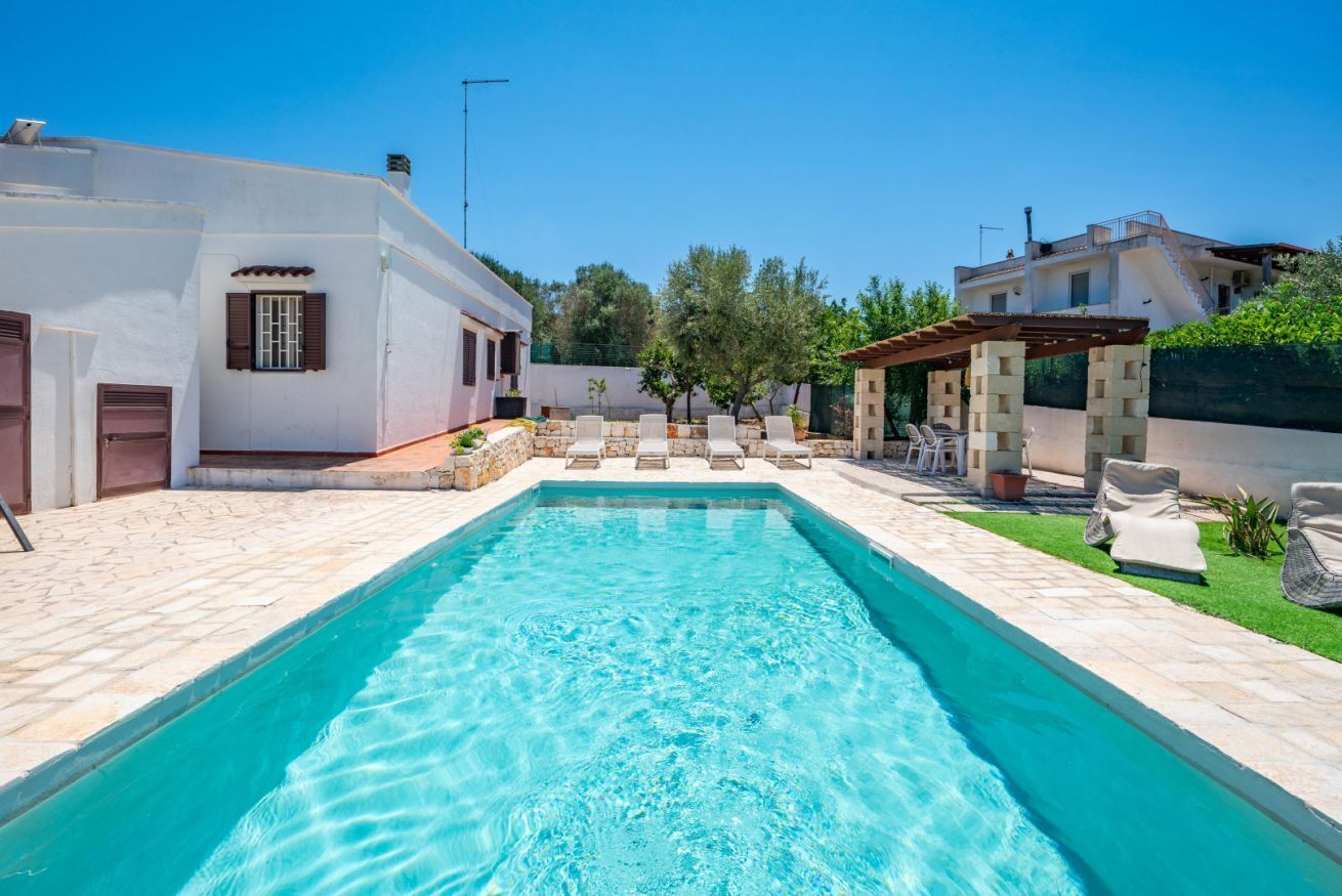 Una piscina riscaldata