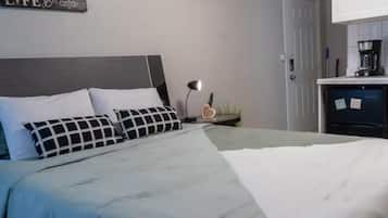 1 多间卧室、熨斗/熨衣板、WiFi、床单