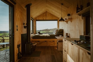 Interior - Secluded Off-Grid Woodland Hideaway with Scenic Trails (Newcastle)