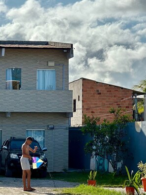 Terrace/patio - Kitnet Praia do Mutá (Porto Seguro)