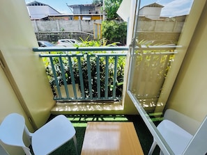 Appart'hôtel, 1 chambre, fumeur, balcon | Balcon