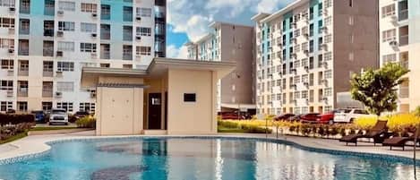 Appart'hôtel, 1 chambre, balcon, vue jardin | Piscine