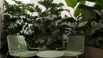 Habitación doble, patio, planta baja | Terraza o patio