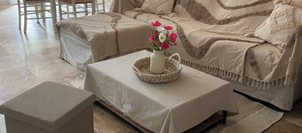 Over the stones.  Charming little gîte in the pretty Touraine region