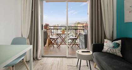 Vacation Home 'Cute Studio In The Sun' with Shared Pool, Balcony and Wi-Fi