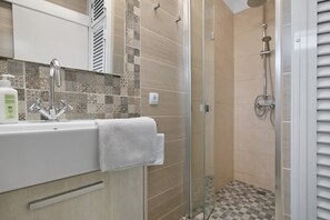 Shower, hair dryer