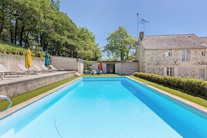 Unclassified image, 3 of 19, button - Country House 'Vallon' with Shared Pool, Private Terrace and Wi-Fi (Mondion)