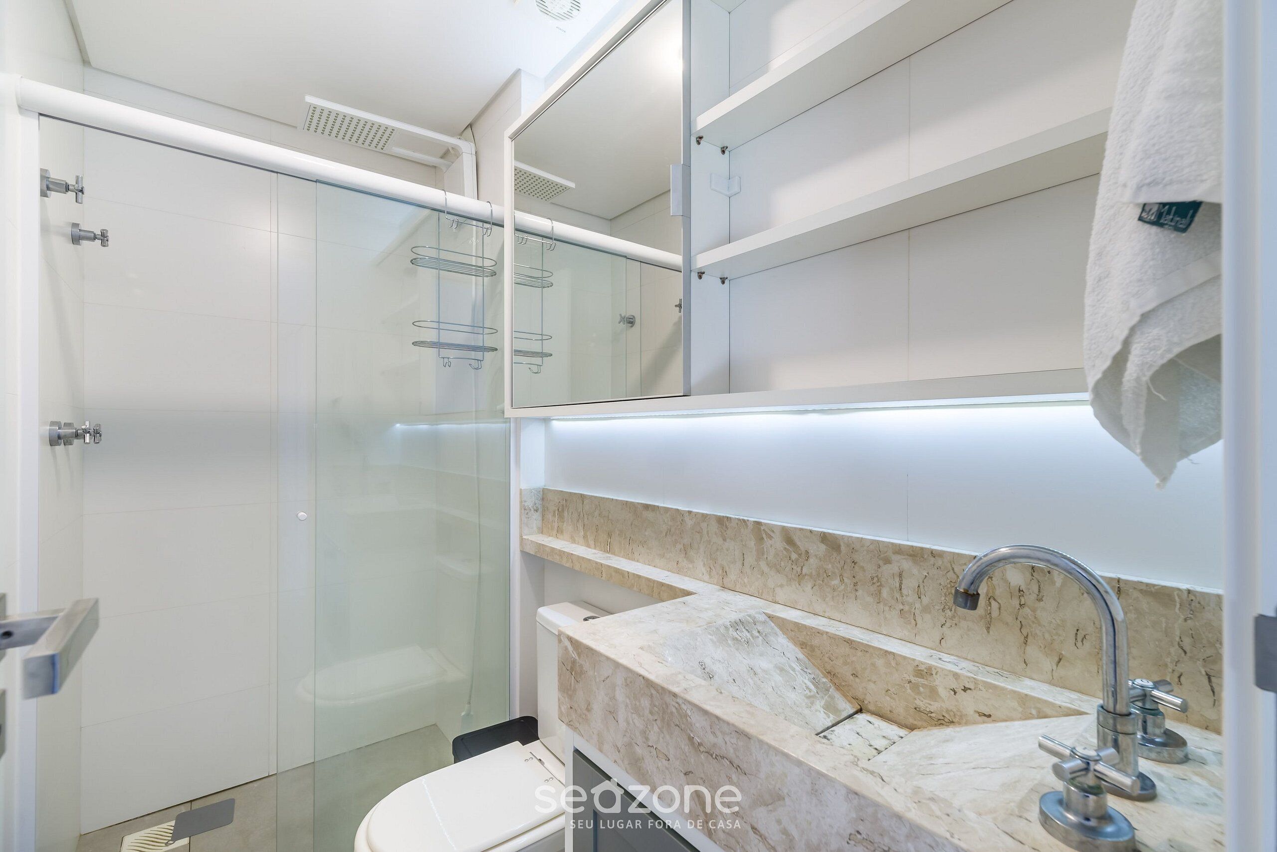 Appartamento Basic | Bagno | Doccia, soffione a pioggia