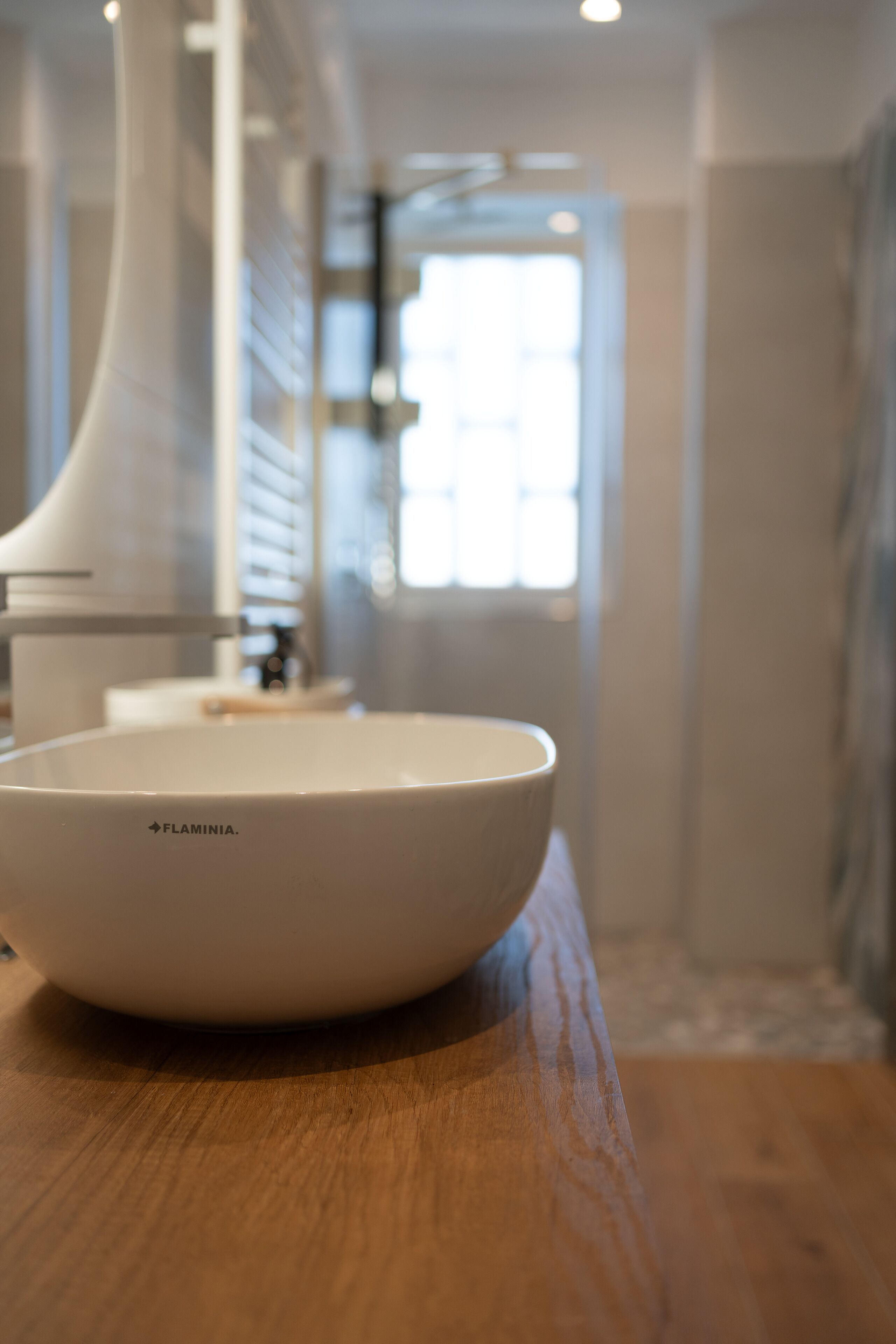 Dusche, Haartrockner, Bidet, Handtücher