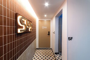 Entrée de l’hébergement