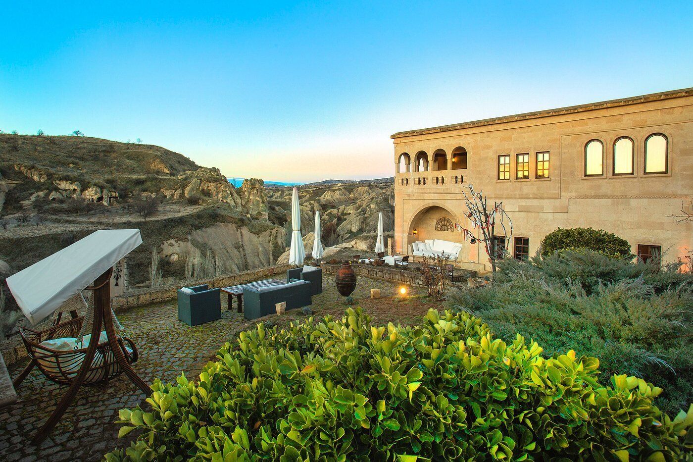 Fassade der Unterkunft