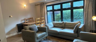 Spacious self-contained 2-bed apartment with a fully equipped kitchen dinner.
