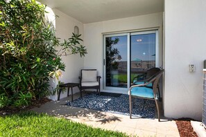 Condo, 1 King Bed with Sofa bed (Regency Towers 107 East) | Terrace/patio