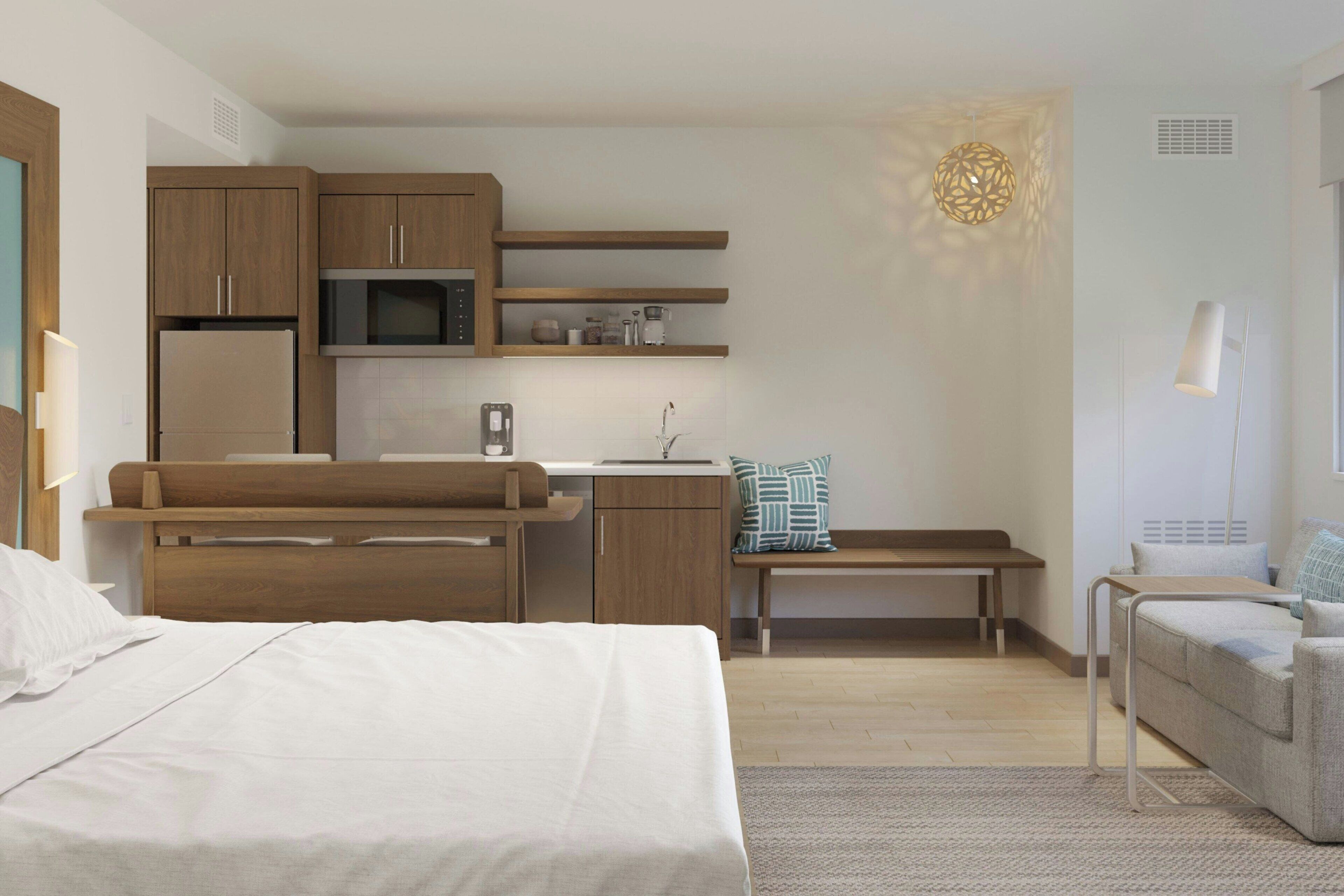 Estúdio, 1 cama King