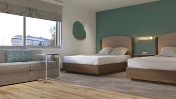 Studio, 2 Queen Beds