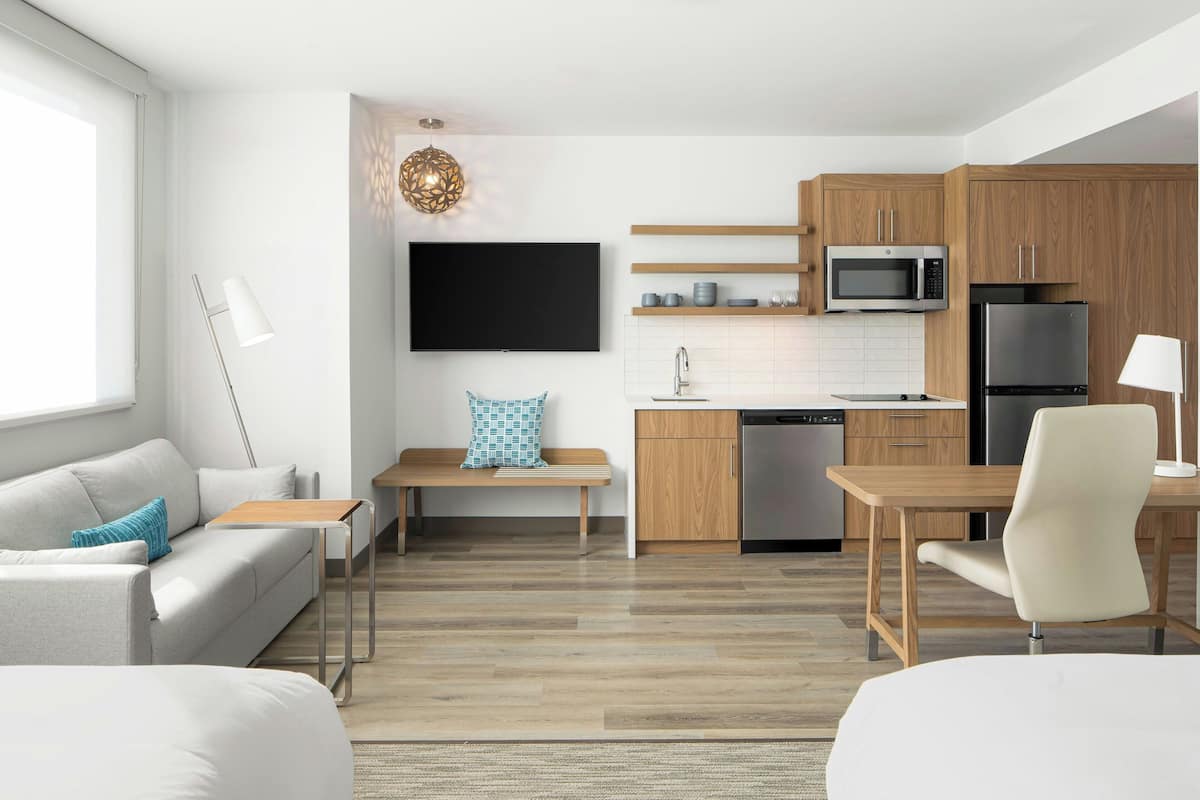 Studio, 2 queensize-senger | Oppholdsområde